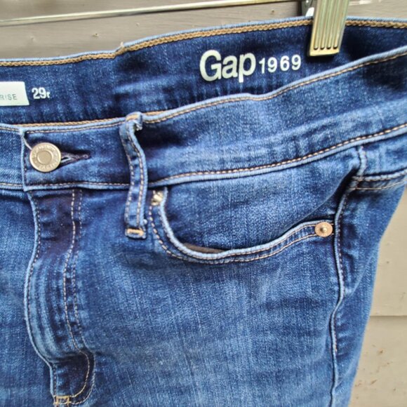 Gap 1969 Resolution True Skinny High Rise Jeans size 29 - Picture 9 of 11